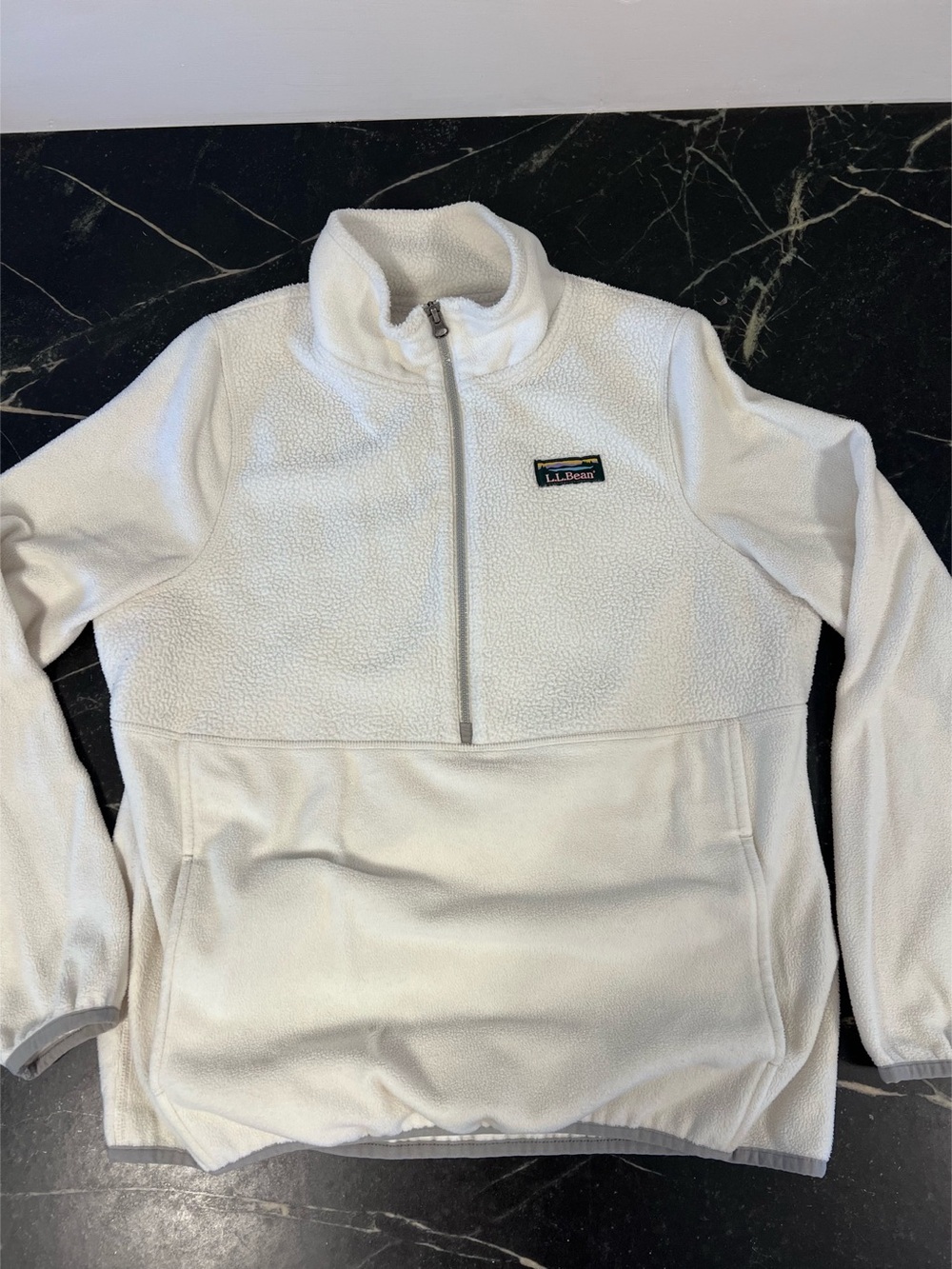 L.L.Bean WOMEN’S Mountain Classic 3/4 Zip Fleece Pullover with Pockets